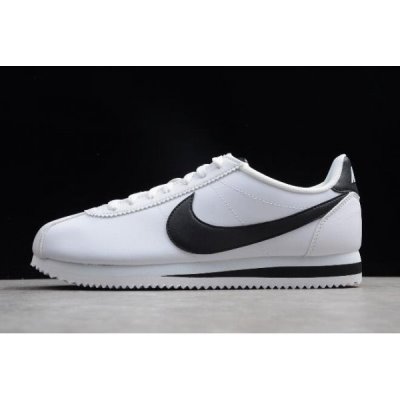 Nike Classic Cortez Leather Beyaz / Siyah Lifestyle Ayakkabı Türkiye - MAO2D9DV